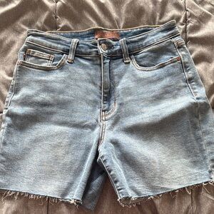 Judy Blue denim shorts, size large